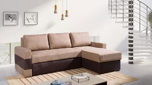 Mirjan24 Rohová sedacia súprava Deco, Dostupné poťahy: Soft 066 + Lux 02, Strana: pravá 5902928045901