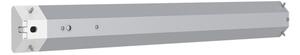 LED Podlinkové svietidlo so zásuvkami a USB porty LED/18W/230V 4000K strieborná