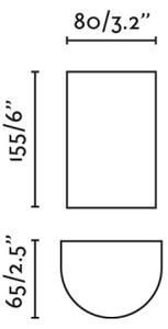 FARO 40538 - Nástenné svietidlo SOLE 2xGU10/8W/230V biela zaokrúhlený