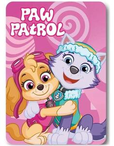 Dievčenská fleecová deka Paw Patrol - motív Skye a Everest - 100 x 140 cm