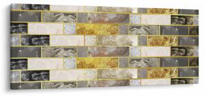 Obraz - Dekor s textúrami (120x50 cm)