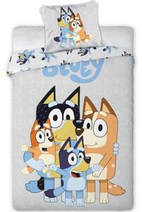 Bavlnené posteľné obliečky Bluey - rodinka