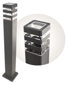 Vonkajšia lampa SANTA 1xE27/60W/230V IP54 79,5 cm antracit