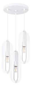 Sollux SL.1361 - Luster na lanku NICUS 3xE27/15W/230V biela