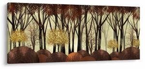 Obraz - Dekoratívne les (120x50 cm)