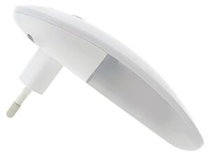 LED Nočné svetlo so senzorom LED/1W/230V biela
