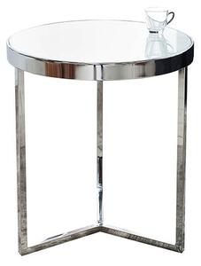 Art Deco príručný stolík biely 50 cm