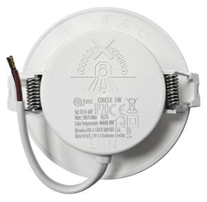 LED Podhľadové svietidlo CIRCLE LED/3W/230V 4000K pr. 9 cm biela