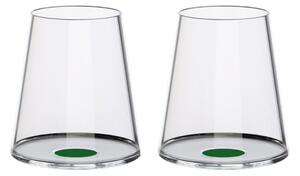 Poháre na červené víno Trebonn SplitGlass, 2 ks Barva: Zelená