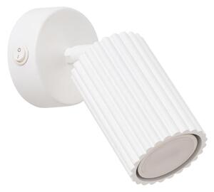 Sollux SL.1541 - Nástenné bodové svietidlo KARBON 1xGU10/10W/230V biela