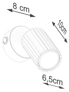Brilagi - LED nástenné bodové svietidlo CRESTO 1xGU10/10W/230V červené
