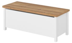 Mirjan24 Truhlica Kos KS-10, Farby: biela / dub nash 5902928586190
