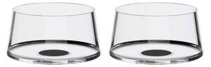 Poháre na šampanské Trebonn SplitGlass, 2 ks Barva: Čierna