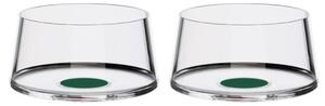 Poháre na šampanské Trebonn SplitGlass, 2 ks Barva: Zelená