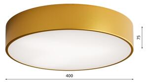 LED Stropné svietidlo CLEO LED/43W/230V 4000K pr. 40 cm zlatá