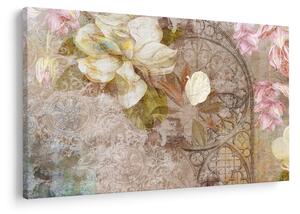 Obraz - Kvetinový ornament (90x60 cm)