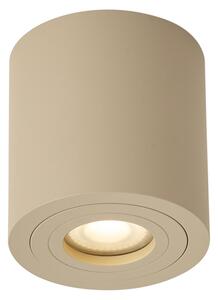 Moderné stropné bodové svietidlo Taupe GU10 50mm IP44 - Capa