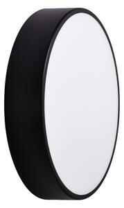 Kúpeľňové stropné svietidlo CLEO 3xE27/24W/230V pr. 40 cm čierna IP54