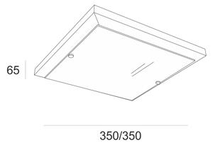 Stropné svietidlo 2xE27/60W/230V