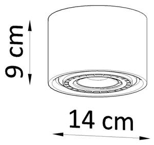 Stropné svietidlo BASIC AR111 1xGU10/40W/230V betón