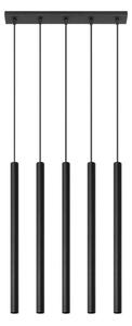 Sollux SL.0472 - Luster na lanku PASTELO 5 5xG9/8W/230V čierna