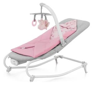 KINDERKRAFT - Detská vibrujúca hojdačka s melódiou FELIO 2 ružová