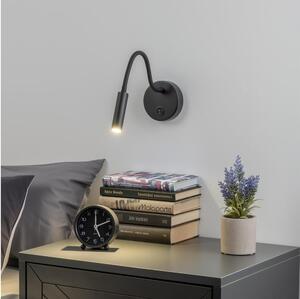 Brilagi - LED Flexibilná nástenná lampa MAYA LED/3W/230V 4000K čierna