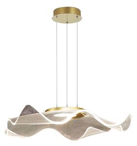 LED Luster na lanku LARGO LED/16W/230V zlatá