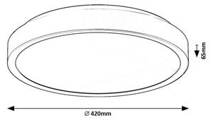 Rabalux 71259 - LED Kúpeľňové stropné svietidlo SAMIRA LED/48W/230V IP44 biela