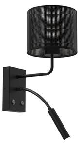Nástenná lampa LOFT SHADE 1xE27/60W+1xG9/8W/230V čierna