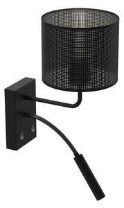 Nástenná lampa LOFT SHADE 1xE27/60W+1xG9/8W/230V čierna