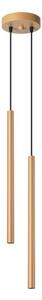 Sollux SL.1305 - Luster na lanku PASTELO 2xG9/8W/230V zlatá