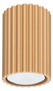 Sollux SL.1549 - Bodové svietidlo KARBON 1xGU10/10W/230V 10 cm zlatá