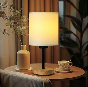 Brilagi - Stolná lampa 1xE27/25W/230V dub/čierna/krémová