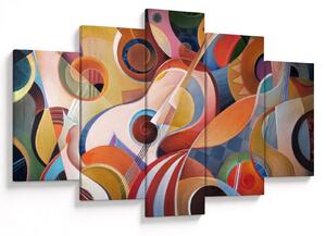 Obraz - Hudobný abstrakt (150x105 cm)