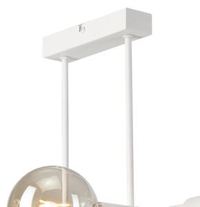 Luster na tyči ASTRID 4xE27/60W/230V biela