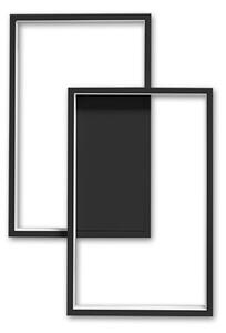LED stmievateľné stropné svietidlo 45W/230V 3000-6500K čierne + diaľkový ovládač