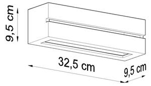 Nástenné svietidlo VEGA LINE 1xE27/60W/230V biela