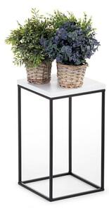 Stojan na kvety BASICLOFT 40x24 biela/čierna