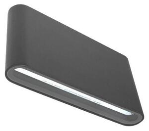 LED Vonkajšie nástenné svietidlo FLOW 2xLED/6W/230V IP54 3000K antracit