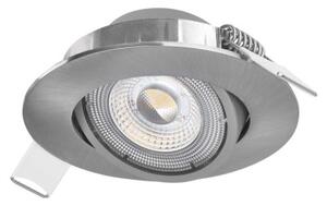 Emos ZD3222 LED SIMMI stropná vstavaná bodovka kruh priemer 80 × 25 mm 5W 450lm 4000K brúsený nikel