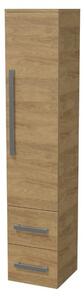 Kúpeľňová skrinka vysoká SAT Cube Way 32,5x162,5x33 cm dub Hickory CUBE3CHV35DH