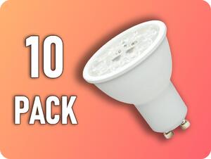 V-TAC LED žiarovka GU10 2,9W, 250lm, 100°/10-PACK! Farba svetla: Teplá biela