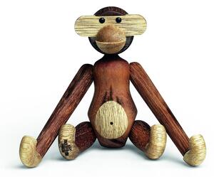 Soška z masívneho dreva Kay Bojesen Denmark Monkey Teak