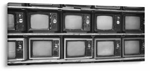 Obraz - Retro televízie (120x50 cm)