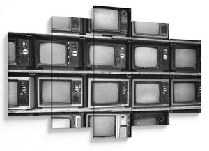 Obraz - Retro televízie (150x105 cm)