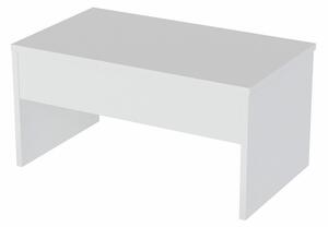 Dizajnový konferenčný stolík Lakota 90 cm biely