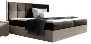 Manželská posteľ ISABELA 2, 160x200, nordic teak/faro 5