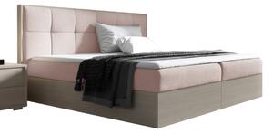 Manželská posteľ ISABELA 2, 120x200, nordic teak/faro 14