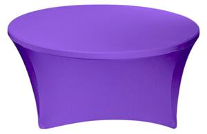 TENTino Elastický obrus STANDARD na okrúhly stôl 180 cm Farba obrusu: FIALOVÁ / VIOLET